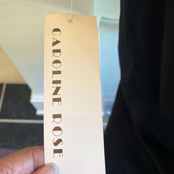 5. NWT Caroline Rose Wide Leg Jumpsuit sz L - Picture 8 of 16